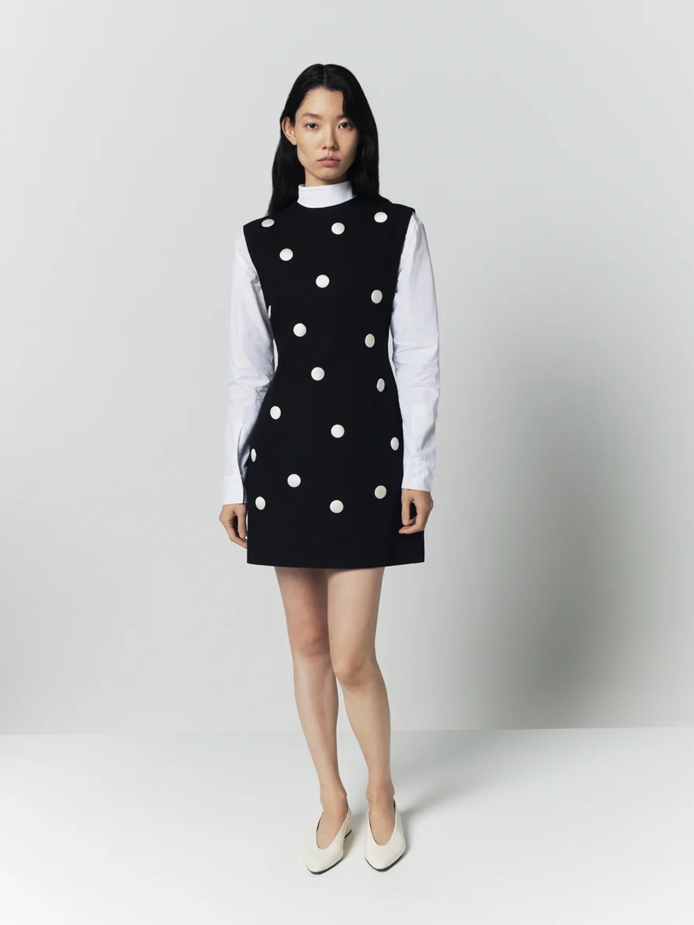 Destree Carole Buttons Black Dress